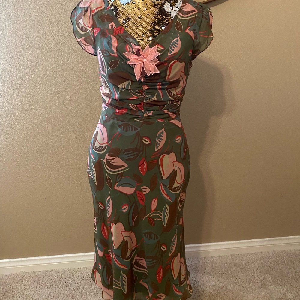 BCBG Floral Dress